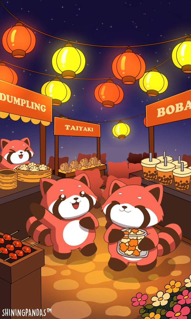 Night Market wallpaper